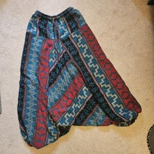 Acrylic Drop Crotch Fisherman Pant